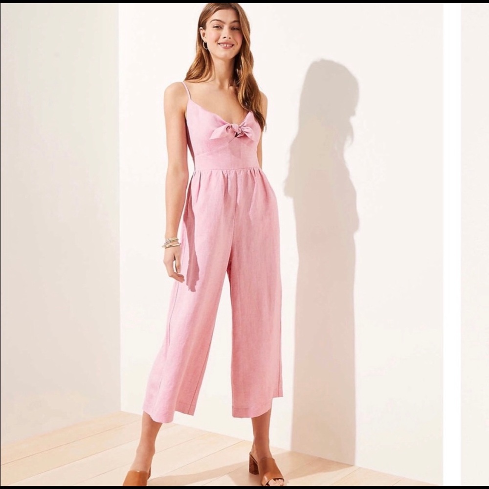 LOFT Linen Jumpsuit